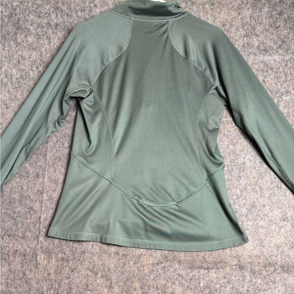 The North Face FlashDry 1/4 Zip Jacket Women's Medium Green Athleisure Running - Picture 7 of 7
